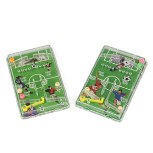 Pack of 4 Soccer Mini Pinball Puzzle Games – Assorted Sports Birthday Party Favours for Kids.
