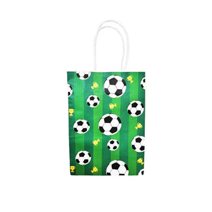Soccer Paper Gift Bags 4pk
