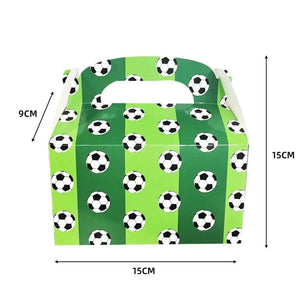 Soccer Gable Treat Boxes 6pk