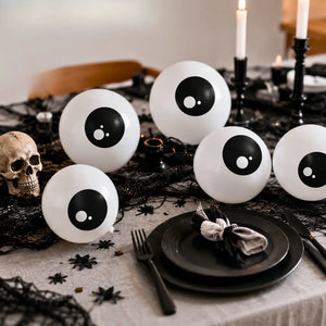 Mini eyeball latex balloons 10 pack