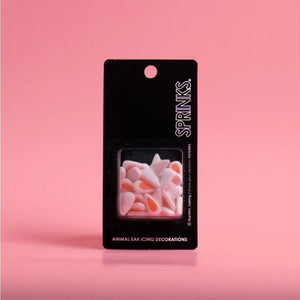 Edible animal ear decorations for baking