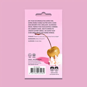 Gold Edible Glitter for Cocktails and Sweet Treats