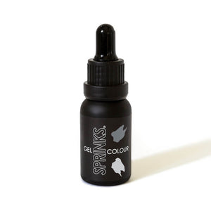 Grey food colouring gel bottle for desserts