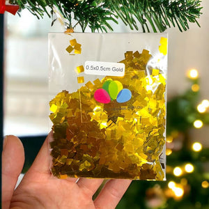 Mini Square Gold Foil Confetti 20g 5mm