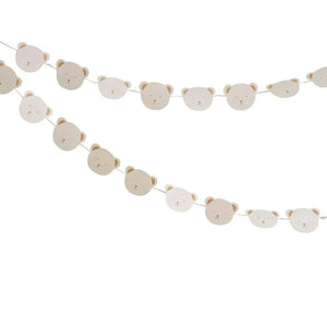 Teddy Bear Face Baby Shower Bunting GarlandTeddy Bear Face Baby Shower Bunting Garland