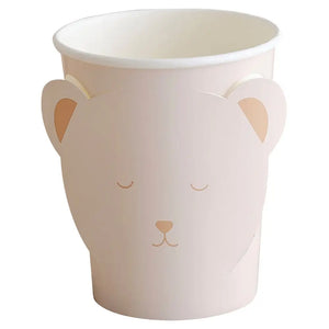 Teddy Bear Baby Shower paper Cups 8pk