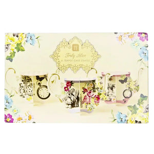 Talking Tables Truly Alice Teapot Cupcake Stands 6pk