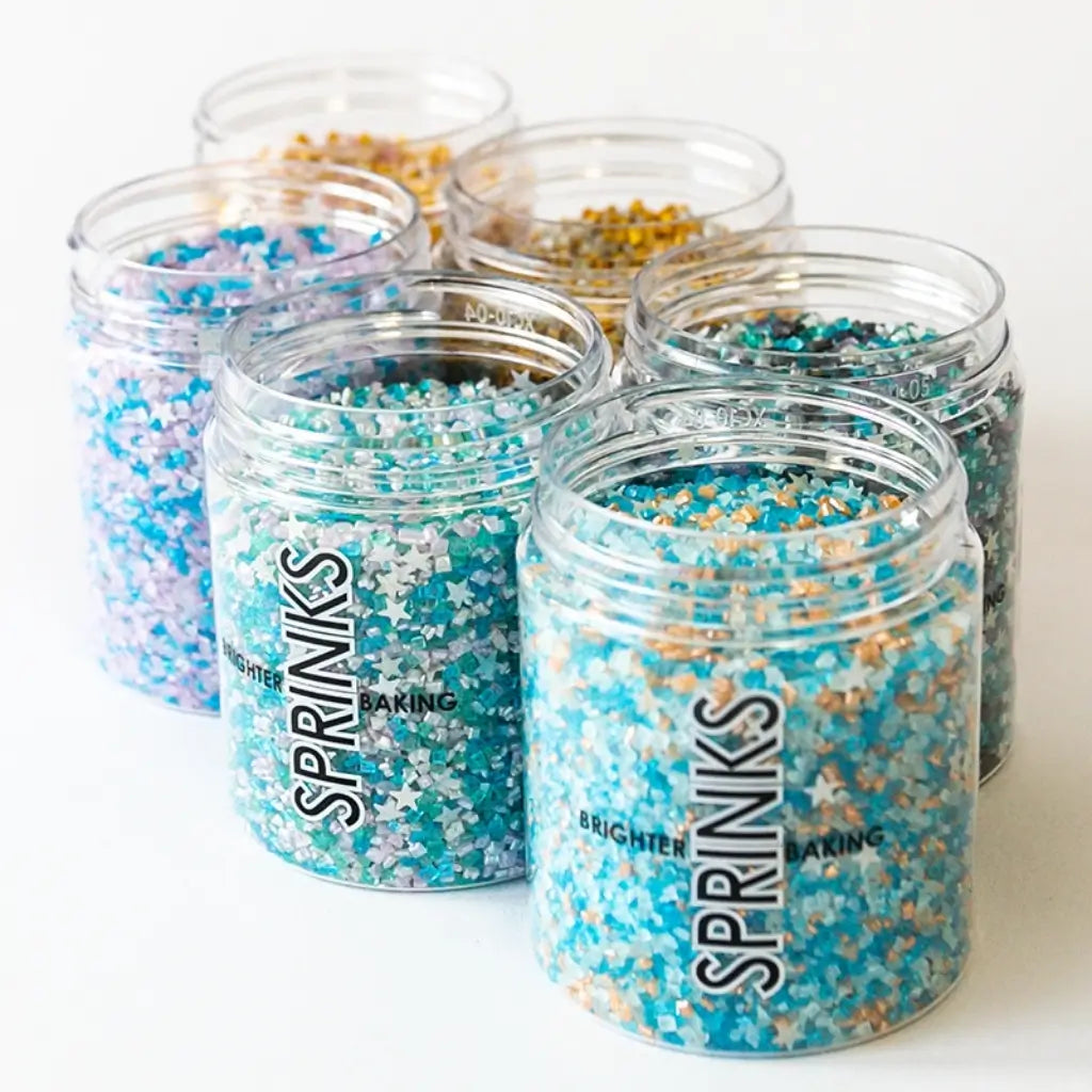 unicorn themed cake decorating sprinkles