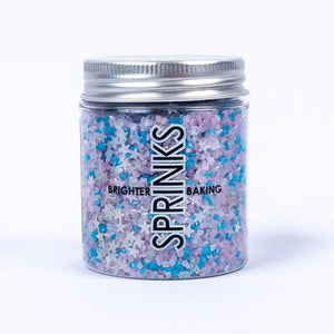 pastel unicorn glitz sugar crystals cupcake topping