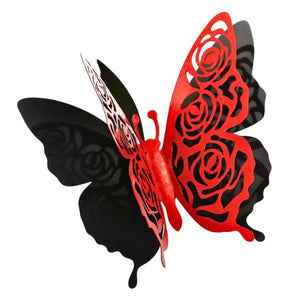 Double layered 3D butterfly party decorations