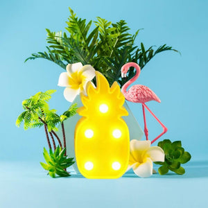Yellow Pineapple LED Light