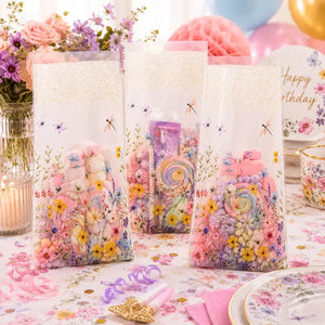 Wildflower Plastic Loot Bags 10pk
