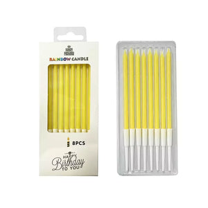 Yellow Candles 8pk