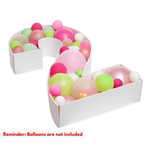 100cm Jumbo Balloon Mosaic Number Frame - Number 2