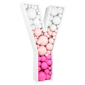 100cm Jumbo Balloon Mosaic Alphabet Letter Frame - Letter Y