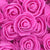 100pcs Artificial Foam Rose Flower Heads - Hot Pink