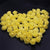 100pcs Artificial Foam Rose Flower Heads - Yellow