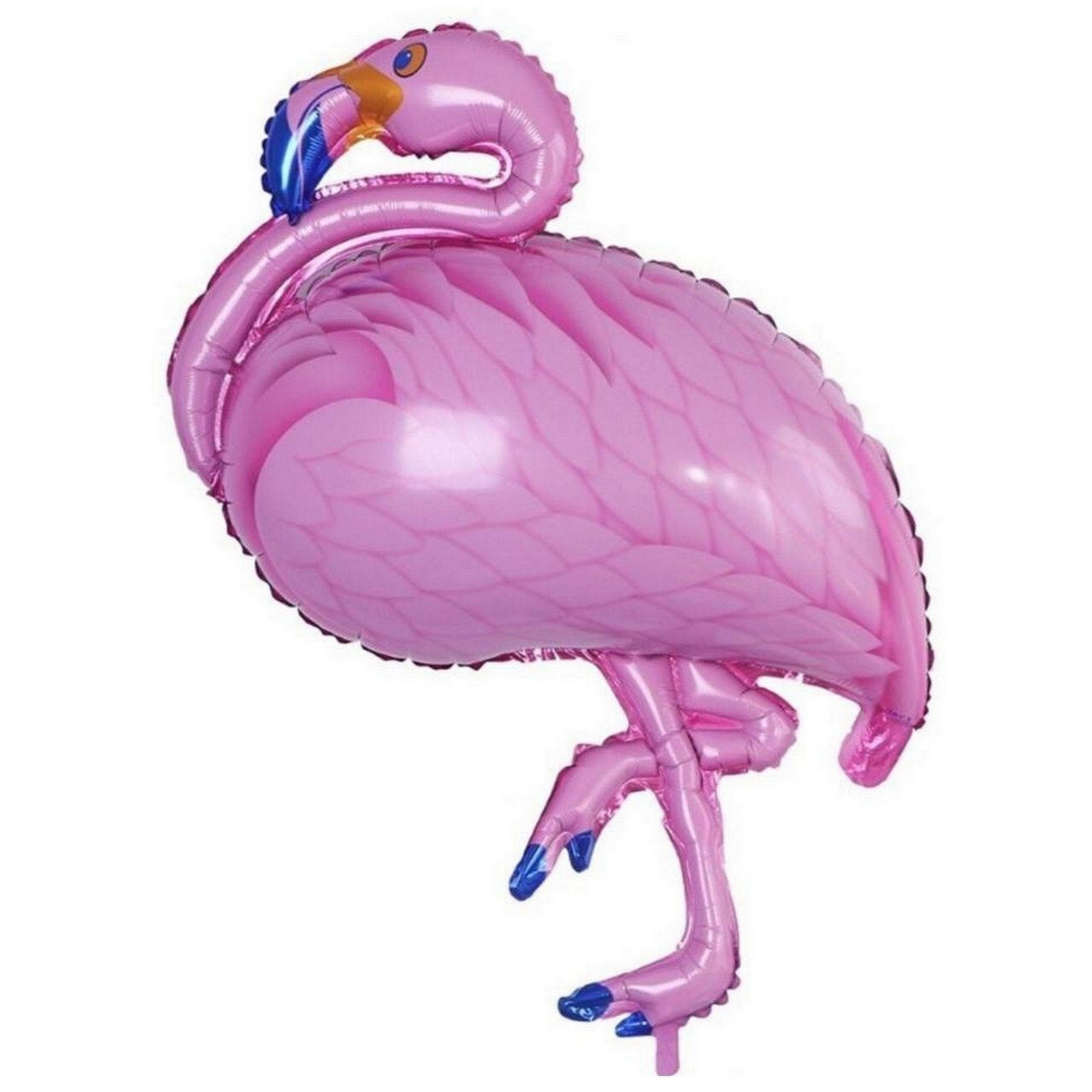 105cm Pink Flamingo Inflatable Helium Foil Balloon - Online Party Supplies