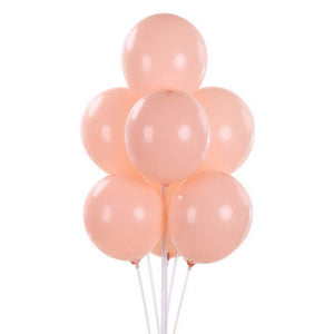 5" / 10" Pastel Peach Macaron Latex Balloon (Pack of 10)