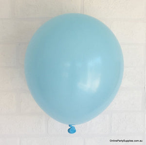 Online Party Supplies 12 inch 3.2g thickened baby blue colour latex balloon pack of 10