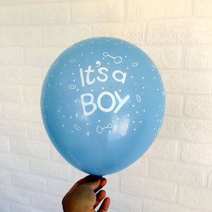 Its a boy blue latex balloons 12 inch pack