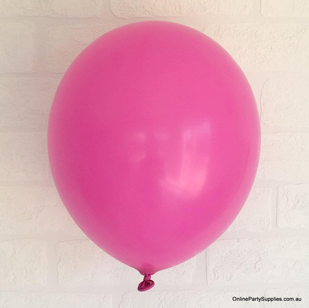 12" 3.2g Thickened Fuchsia Latex Party Balloon Bouquet (10 pieces)