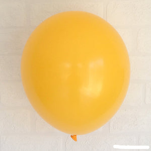 Online Party Supplies 12 inch 3.2g thickened golden rod yellow colour latex balloons pack of 10
