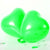 12 Inch Helium Quality Green Heart Balloon Bouquet - Wedding Party Decorations