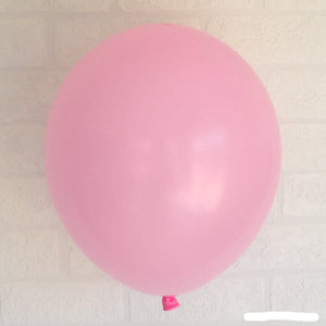 Online Party Supplies 12 inch 3.2g thickened pink colour latex balloon pack of 10