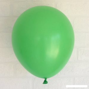Online Party Supplies 12 inch 3.2g thickened spring green colour latex balloon pack of 10