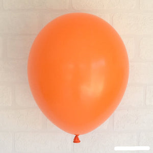 Online Party Supplies 12 inch 3.2g thickened orange colour latex balloon pack of 10