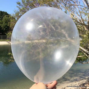 12 Inch Premium Quality Pearl Transparent Latex Balloon Bouquet Pack of 10