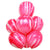 12" Pink Marble Agate Latex Balloon 10 Pack