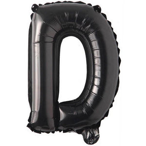 16 inch black alphabet letter d Foil Balloon