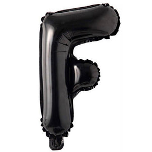 16 inch black alphabet letter f Foil Balloon