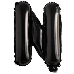 16 inch black alphabet letter n Foil Balloon