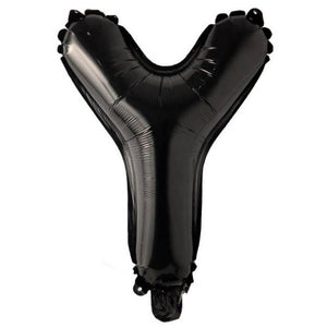 16 inch black alphabet letter y Foil Balloon