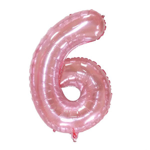 16" Candy Crystal Jelly 0-9 Number Foil Balloon number 6