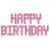 Video Game Pixel HAPPY BIRTHDAY Foil Balloon Banner - Pink