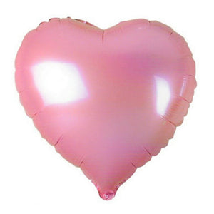 18" Online Party Supplies Heart Shaped Foil Party Balloon baby pink