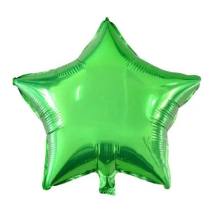 18 Inch Green Star Shaped Foil Balloon
