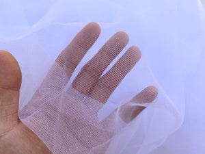 White Soft Tulle Tutu Fabric - 1m x 1.5m