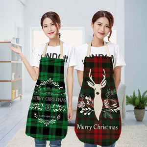 Christmas Apron for Adults - Christmas Kitchen Kitchen Decorating and Xmas Present Ideas for Mum and Wife