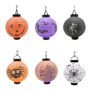 20cm Halloween Paper Lantern - 6 Styles - Happy Halloween Party Supplies & Decorations