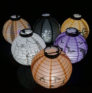 20cm Halloween Paper Lantern - 6 Styles - Happy Halloween Party Supplies & Decorations