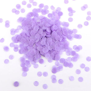 20g Round Circle Biodegradable Tissue Paper Party Confetti Table Scatters - Lilac Purple