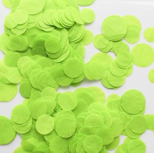 20g Round Circle Tissue Paper Party Confetti Table Scatters - green