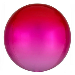 22 Inch Jumbo Multicolor Ombre ORBZ Metallic Foil Balloon