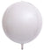 22" Jumbo white ORBZ 4D Sphere Round Metallic Foil Balloon - Online Party Supplies
