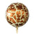 22" 3D Giraffe Spot Print ORBZ Foil Balloon